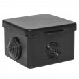 Коробка распределительная КМР-030-036, 4 мембр,ввода (65х65х50) чёрная EKF