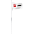 Мачта молниеприемная секционная активная алюминиевая c флагом ММСАС-Ф-7 L=7м EKF PROxima