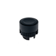 Головка кнопки плоская, черный, пласт. MTB2-EA2