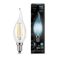 Лампа Gauss LED Filament Свеча на ветру E14 9W 710lm 4100K 1/10/50