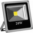 Прожектор квадратный 1LED/20W-белый 220V 6500K серый (IP65) 18*18.5*4.5мм LL-272