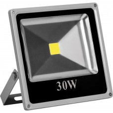 Прожектор квадратный 1LED/30W-белый 220V 4000K серый (IP65) 22*22.5*5.5мм LL-273