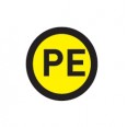 Наклейка `PE` (d20мм.) EKF PROxima