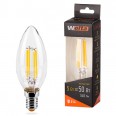 Лампа LED WOLTA FILAMENT C35 5Вт 545лм E14 3000K 1/10/50