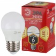 ECO LED P45-6W-827-E27 Лампы СВЕТОДИОДНЫЕ ЭКО ЭРА (диод, шар, 6Вт, тепл, E27.