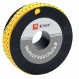 Маркер кабельный 1,5 мм2 ``0`` (1000 шт,) (ЕС-0) EKF PROxima