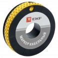 Маркер кабельный 4,0 мм2 ``B`` (500 шт,) (ЕС-2) EKF PROxima