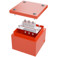 Коробка стальная FS с гладкими стенками и клеммниками, IP66,150х150х80мм,5р, 450V,20A,10мм.кв