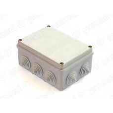 Коробка распаячная открытой установки 150х110х70 IP55 цвет серый RAL 7035 (30шт)