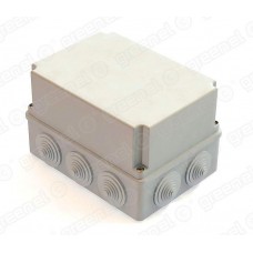 Коробка распаячная открытой установки 190х140х120 IP55 цвет серый RAL 7035 (12шт)