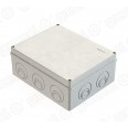 Коробка распаячная 240х195х90 IP44 для наружного монтажа цвет серый RAL 7035