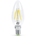 Лампа светодиодная LED-СВЕЧА-PREMIUM 5.0Вт 220В Е27 3000К 450Лм прозрачная ASD