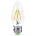 Лампа светодиодная LED-СВЕЧА-PREMIUM 5.0Вт 220В Е27 4000К 450Лм прозрачная ASD