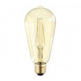 Лампа светодиодная LED-ST64-PRM 8Вт 220В Е27 3000К 720Лм золотистая ASD