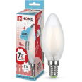 Лампа светодиодная LED-СВЕЧА-deco 7Вт 220В Е14 4000К 630Лм матовая IN HOME