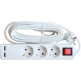 Удлинитель 3GSU-5-SMART 3-х местн c выкл 2-х USB 10А с з/к 5м 8535 IN HOME 