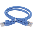 ITK Коммутационный шнур (патч-корд), кат.5Е UTP, 1,5м, синий