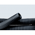 Труба ПНД гибкая гофр. д.20мм, лёгкая без протяжки, 100м, цвет чёрный