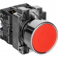 Кнопка управления NP2-BA45 без подсветки красная , 1НЗ +1НО IP40