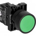 Кнопка управления NP2-EA35 без подсветки зеленая 1НО+1НЗ, IP40 (R)
