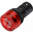 Сигнализатор звуковой ND16-22LC Д.22 мм красный LED АС/DC24В (R)