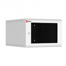 Шкаф телекоммуникационный настенный 6U (600х650) дверь стекло, Astra A серия EKF Basic