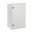 Цельный навесной шкаф из фибергласа без МП со сплошной дверью 500х400х200 (ВхШхГ) мм