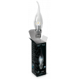 Лампа светодиодная свеча для хрустальных люстр прозрачная на ветру 3W 4100K E27 Gauss