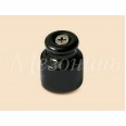 70020-05 Изолятор керамический для наружного монтажа электропроводки черный (24шт/уп)
