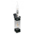 Лампа светодиодная свеча для хрустальных люстр витая прозрачн на ветру диммируемая 5W 2700K E14 Gauss
