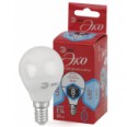 ECO LED P45-8W-840-E14 Лампы СВЕТОДИОДНЫЕ ЭКО ЭРА (диод, шар, 8Вт, нейтр, E14)