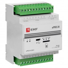 Контроллер базовый ePRO 24 удаленного управления 6вх\4вых 230В GSM EKF PROxima