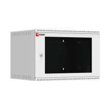 Шкаф телекоммуникационный настенный 6U (600х450) дверь стекло, Astra серия EKF PROxima
