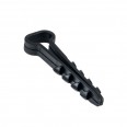 Дюбель-хомут (6х14 мм) для плоского кабеля черный (10 шт,) EKF PROxima