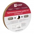 Термоусаживаемая трубка ТУТ 16/8 прозрачная рулон EKF PROxima