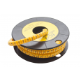 Маркер кабельный трубчатый в рулоне сечение 0,75-3 кв.мм (7)
