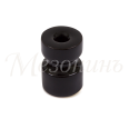 Изолятор фарфоровый CILINDRO для монтажа витого провода, цвет - черный, ТМ `МезонинЪ` (20шт/уп)