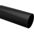Труба гладкая жесткая ПВХ d=16мм черная 2м (50м/компл) IEK