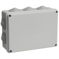 Коробка КМ41243 распаячная для о/п 190х140х70 мм IP44 (RAL7035, 10 гермовводов)