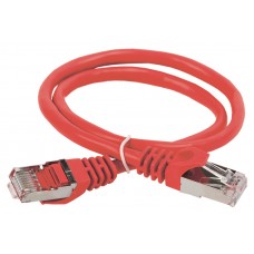 ITK Коммутационный шнур кат. 5Е FTP LSZH 0,5м красный