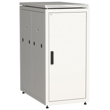 ITK Шкаф сетевой 19` LINEA N 28U 600х1000 мм металлическая передняя дверь серый