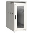 ITK Шкаф сетевой 19` LINEA N 24U 600х1000 мм стеклянная передняя дверь, задняя перфорированная серый