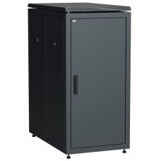 ITK Шкаф сетевой 19` LINEA N 24U 600х1000 мм металлическая передняя дверь черный
