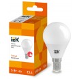 Лампа светодиодная ECO G45 шар 5Вт 220В 3000К E14 IEK