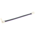Коннектор 5шт RGB 10 мм (разъем - 15 см - разъем) IEK