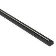 LIGHTING Шинопровод осветительный однофазный 1,5м черный в комплекте с токовводом и заглушкой IEK