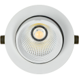 LIGHTING PRO Светильник светодиодный коленчатый ДВО 1822 35Вт 4000К IP20 круг белый IEK