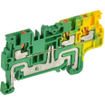 Колодка клеммная CP-MC-PEN заземляющая 3 вывода 1,5мм2 желто-зеленая IEK