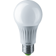 Лампа светодиодная (LED) «груша» d60мм E27 270° 12Вт 127В матовая нейтральная холодно-белая 4000К Navigator