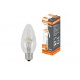 Лампа накаливания `Свеча прозрачная` 60 Вт-220 В-Е27 TDM 